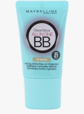 

Maybelline New York Clear Glow All In One BB Cream 01 Nude 18ml(18 ml)