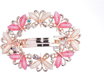 

Trinklets Chic Pink Butterfly Back Pin(Pink)