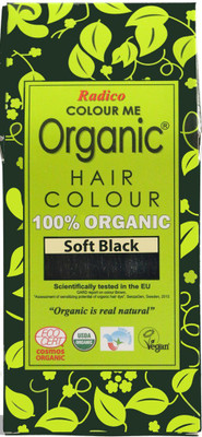 

Radico Radico - 100% Organic Soft Black USDA Certified Hair Color(SOFT BLACK)