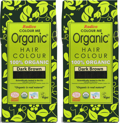 

Radico Colour Me Organic Dark Brown Hair Color(Dark Brown)