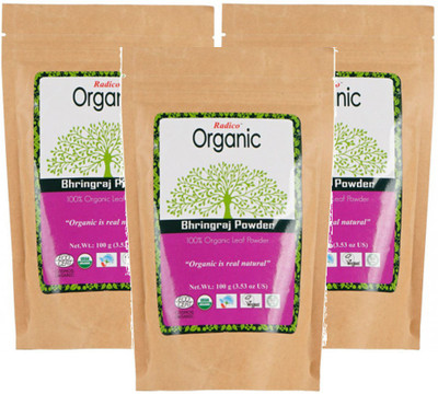 

Radico Organic Bhringraj Powder (Set Of 3)(300 g)