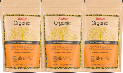 

Radico Organic Amla, Ritha, Sikakai Powder (Set Of 3)(300 g)