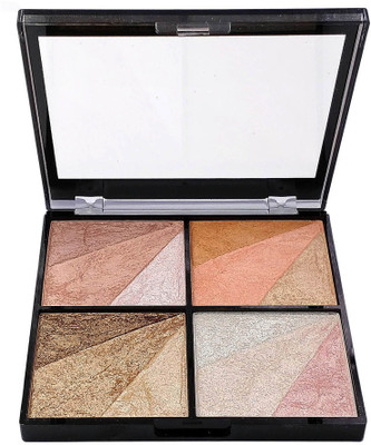 

One Personal Care Blush it! Bronze It!! Contour it!!! & Highlight it!!!! (HF362-04) Highlighter(Pink, Brown, Gold, Beige, Orange)