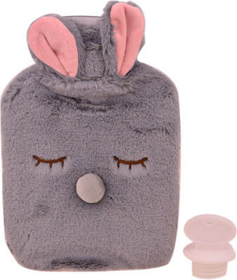 

AVMART Gray Color Bunny Hot Water Bag/Bottle Leak Proof, Pain Relief, Soft Touch, Supreme Quality (20x16 Cm) Non Electrical 1000 L Hot Water Bag(Gray)