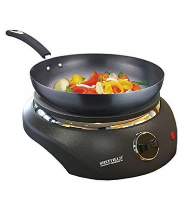 

sheffield SH-2008 1500 Watt Induction Hotplate for Cooking on All Types of Vessels at Hotels (Black) Induction Cooktop(Black, Jog Dial)