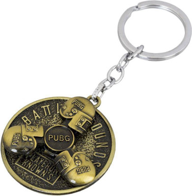 breel Pubg Helmet PlayerUnknown's Battlegrounds Metal Rotating Key Chain