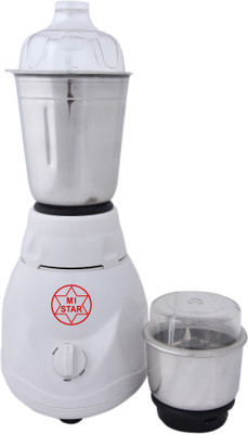 

mi star MG189H112 450 Mixer Grinder(White, 2 Jars)