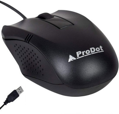 PRODOT MU-253s Wired Ambidextrous Optical  Gaming Mouse(USB 3.0, USB 2.0, Black)