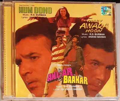 

HUM DONO /MAIN AWARA HOON / ANDAR BAAHAR -MUSIC -CD Audio CD Standard Edition(Hindi - R.D BURMAN)