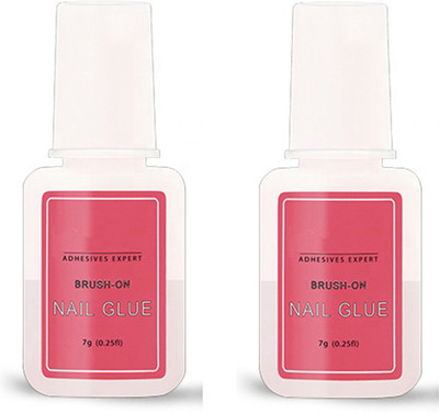 

Lifestyle-You Brush on Nail Glue 7 Gms For False Nail and Nail Art (Pack of 2)(Transparent)