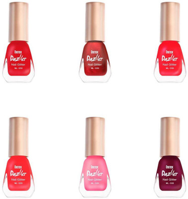 Eyetex Dazller Nail Polish Multicolor(Pack of 6)
