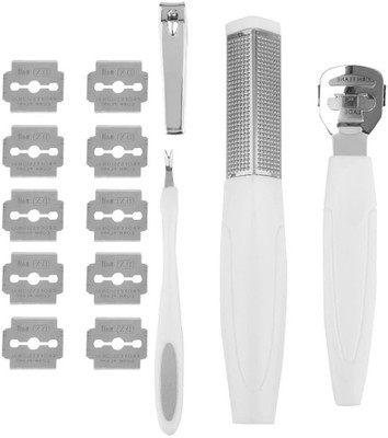 

PE Corn Pedicure Hard Skin Dead Skin 5 In 1 Pedicure Nail Clipper Foot Finger Knife(22 g, Set of 5)