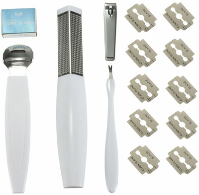 

PE Nail Clipper Foot Finger Knife Corn Pedicure Hard Skin Dead Skin 5 In 1 Pedicure(22 g, Set of 5)