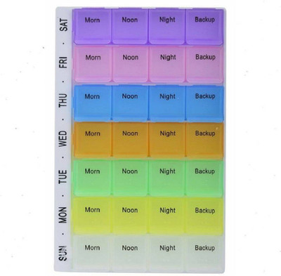 

Autorepute 7 days 7 days Medicine Box Pill Organiser Pill Box Pill Box(Multicolor)