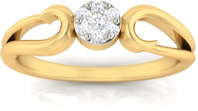 avsar Avsar Real Gold Kalpita Ring AVR205YB 14kt Cubic Zirconia Yellow Gold ring