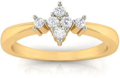 avsar Avsar Real Gold Kashish Ring AVR173YB 14kt Cubic Zirconia Yellow Gold ring