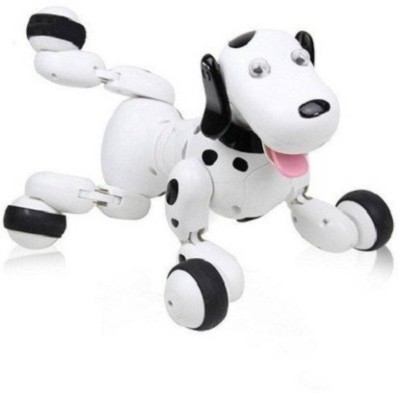 Tiny Tales REALISTIC Remote Control 72 in 1 Smart Dog Toy  (Windy White)(Multicolor)