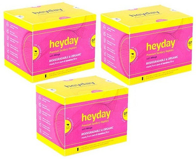 HEYDAY MAXI FULL SANITARY PAD Sanitary Pad(Pack of 3)
