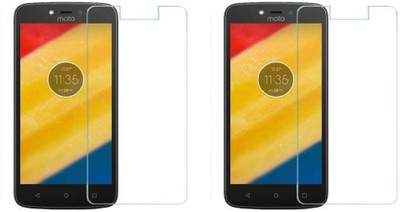 MudShi Impossible Screen Guard for Motorola Moto C Plus(Pack of 2)
