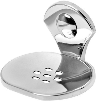 

AryamEnterprise Premium Stainless Steel Single Square Soap Dish / Soap Holder / Soap Stand(Silver)