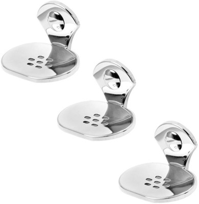 

AryamEnterprise Premium Stainless Steel Single Square Soap Dish / Soap Holder / Soap Stand(Silver)