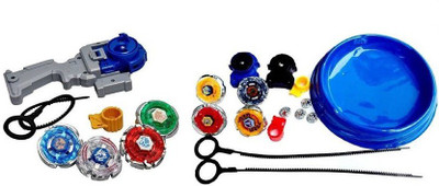 Authfort 8 in 2 Metal Fighter Fury with Handle Launcher with stadium(Multicolor)