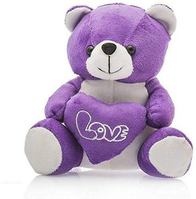 lilac teddy bear