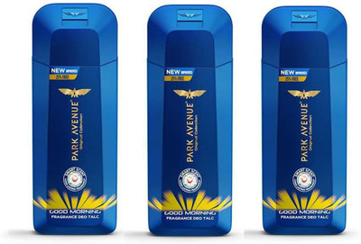 PARK AVENUE GOOD MORNING Deo TALC 100g × 3 Pack Of Three(3 x 100 g)