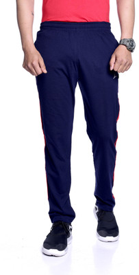 Zeffit Colorblock Men Light Blue Track Pants