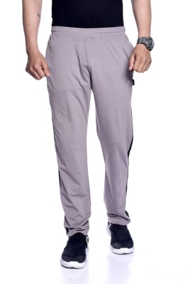 Zeffit Colorblock Men Grey Track Pants