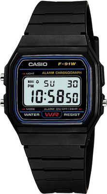 Casio D002 Youth Digital ( F-91W-1Q ) Digital Watch - For Men & Women