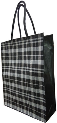 

LIFEMUSIC Stylish Trendy Lunch Bag for Lunch/Return Gift/Everyday use (Larger Size) Shopping Bag Waterproof Multipurpose Bag(Black, 10 L)