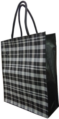 

LIFEMUSIC Heavy Load Capacity Lunch Bag for Lunch/Return Gift/Everyday use (Larger Size) Shopping Bag Waterproof Multipurpose Bag(Black, 10 L)