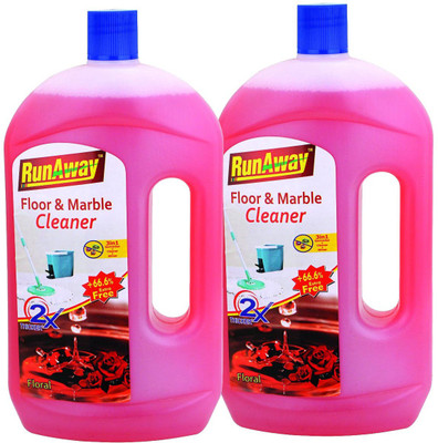 

Runaway Floor & Marble cleaner Floral freshness(1 L, Pack of 2)