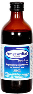 

Aimil Amycordial Syrup | Ayurvedic PCOS (Irregular Periods) Medicine(200 ml)