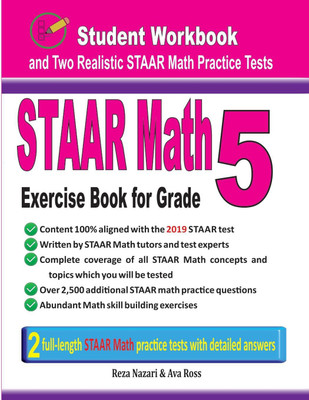 STAAR Math Exercise Book for Grade 5(English, Paperback, Nazari Reza)