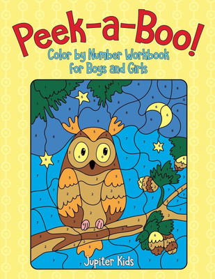 Peek-a-Boo! Color by Number Workbook for Boys and Girls(English, Paperback, Jupiter Kids)