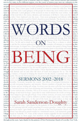 Words on Being(English, Paperback, Sanderson-Doughty Sarah)
