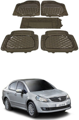 Autoxygen Rubber Standard Mat For  Maruti Suzuki SX4(Brown)