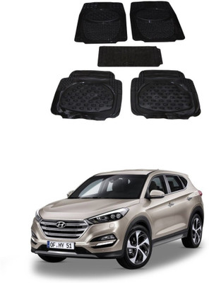 Autoxygen Rubber Standard Mat For  Hyundai Tucson(Black)