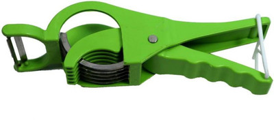 Gabbar ™ Good Quality Multipurpose 2 in 1 Veg Cutter Cum Peeler Green Vegetable & Fruit Chopper Vegetable Slicer(Pack Of 1)