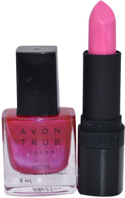 

Avon Perfectly Matte Lipstick & Pro+ Nail Enamel(Set of 2)