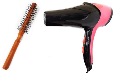 

Confidence Professional Hair Dryer With Hair Brush, Hair Styling Tools For Men And Women, Pack Of 1(Set of 2)