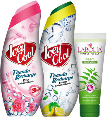 

LABOLIA ICEY ROSE_THANDA LEMON HERBAL COOL POWDER(Set of 3)