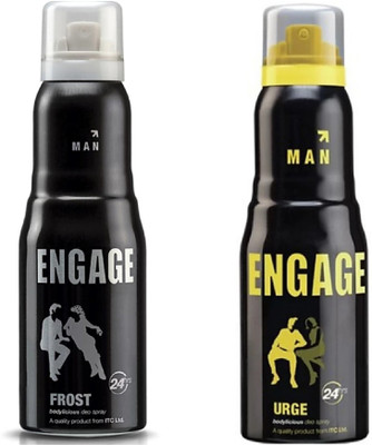 

Engage Frost & Urge Deodorant Spray - For Men(300 ml, Pack of 2)