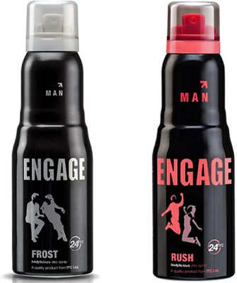 

Engage Frost & Rush Deodorant Spray - For Men(300 ml, Pack of 2)