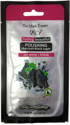 

Dily The-Mask-Expert-Polishing/Charcoal/Black/Suger/GelMask/ Scrub(25 ml)