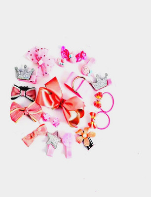 

Three Elements 18 Clip set Hair Clip(Pink)