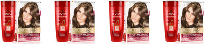 

L'Oreal Paris Excellence Creme, 5 Natural Brown( WITH 192.5 ML SHAMPOO ) (Pack Of 4) Hair Color(5 Natural Brown)