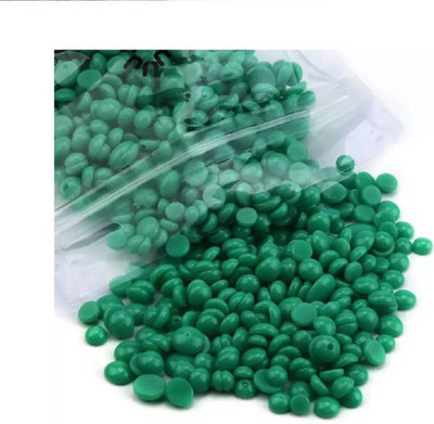 

Antezik Natural green hard wax beans stripless painless brazillian wax pearl wax no strip wax 100gm Wax(100 g)